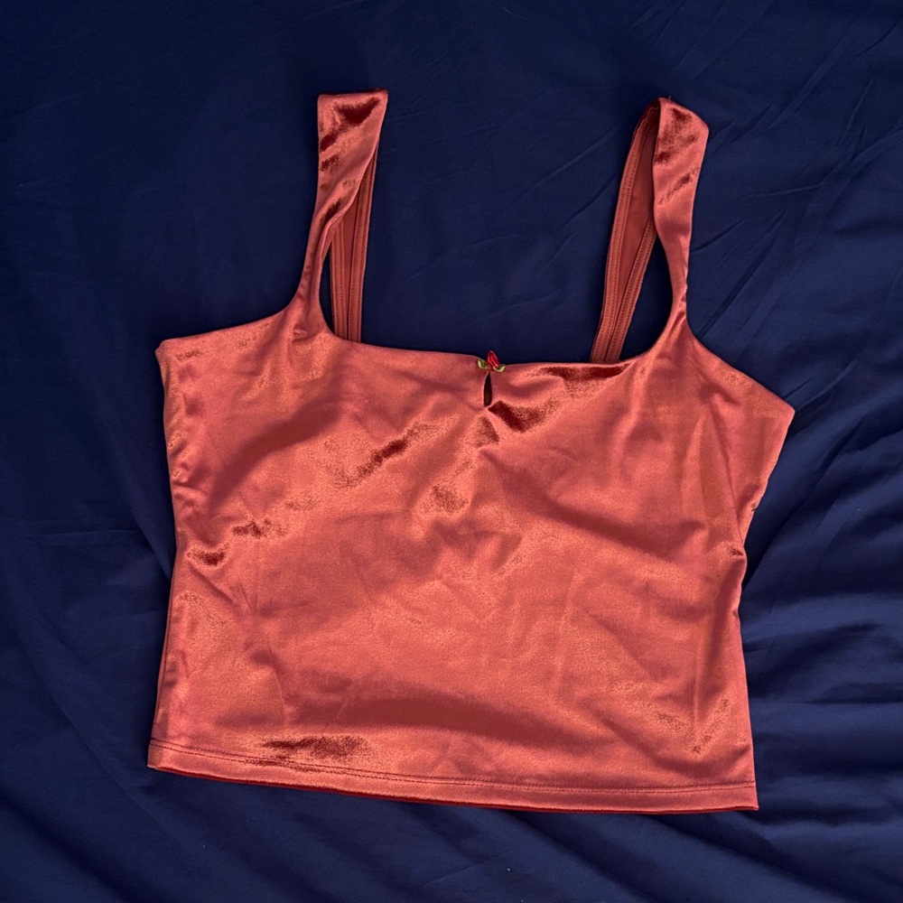 Red Velvet Blouse